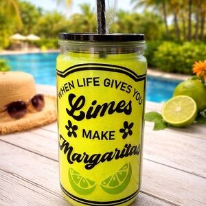 When Life Gives You Limes Make Margaritas Insulated Tumbler - Lime